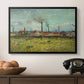 Factories at Clichy, 1887 - Floater Framed Canvas Print