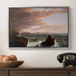 Views Across Frenchman's Bay from Mt. Desert Island, After a Squall, 1845 - Floater Framed Canvas Print