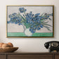 Irises, 1890 - Floater Framed Canvas Print