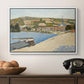 The Riverbank, Les Andelys, 1886 - Floater Framed Canvas Print