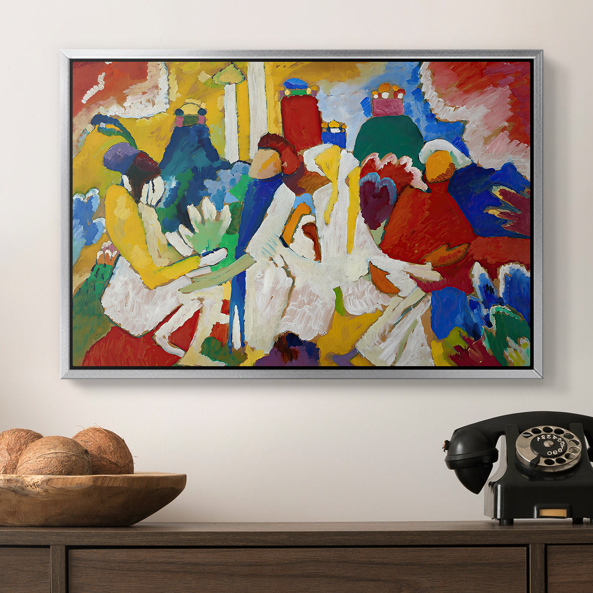 Oriental, 1909 - Floater Framed Canvas Print