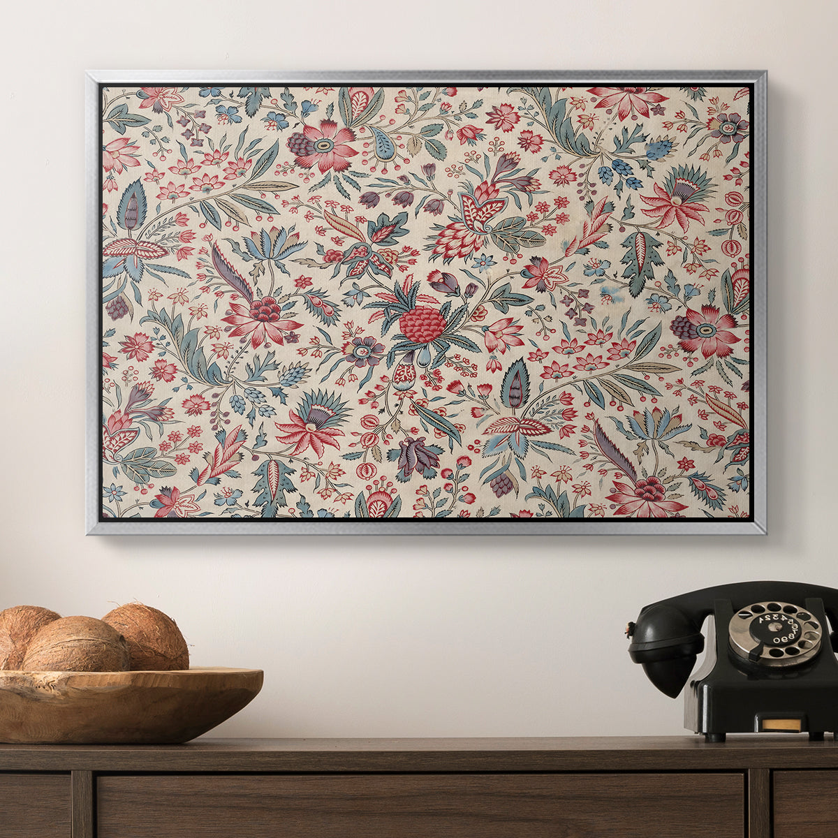 Anaras - Cream, c. 1775-1800 - Floater Framed Canvas Print