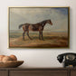 Dr. Syntax, a Bay Racehorse, Standing in a Coastal Landscape, an Estuary Beyond, c. 1820 - Floater Framed Canvas Print