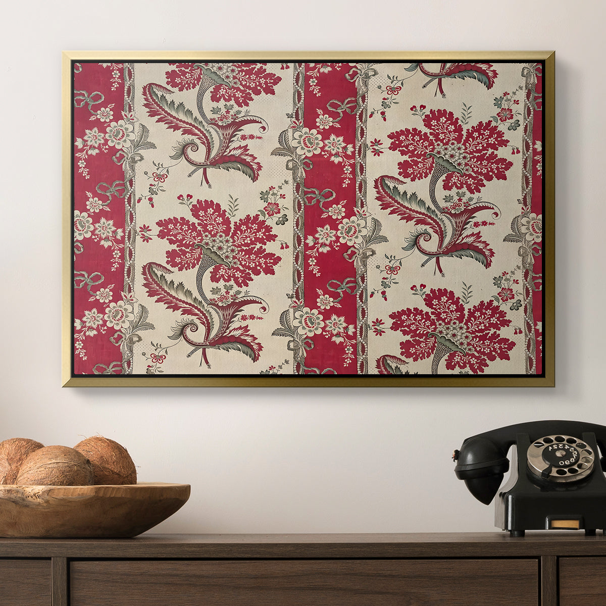 The Flowering Cornucopia (La Corne Fleurie), c. 1789-1850 - Floater Framed Canvas Print