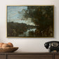 Souvenir of the Environs of Lake Nemi, 1865 - Floater Framed Canvas Print