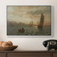 View from the Oslofjord, 1866 - Floater Framed Canvas Print