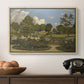 The Painter's Garden at Saint-Privé, 1886 - Floater Framed Canvas Print