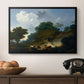 Landscape with Shepherds and Flock of Sheep, c. 1763-1765 - Floater Framed Canvas Print