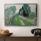 Landscape with Cypresses and Olive Trees near Nice, c. 1918 - Floater Framed Canvas Print