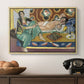 Odalisques Playing Checkers (Odalisques jouant aux dames), 1928 - Floater Framed Canvas Print