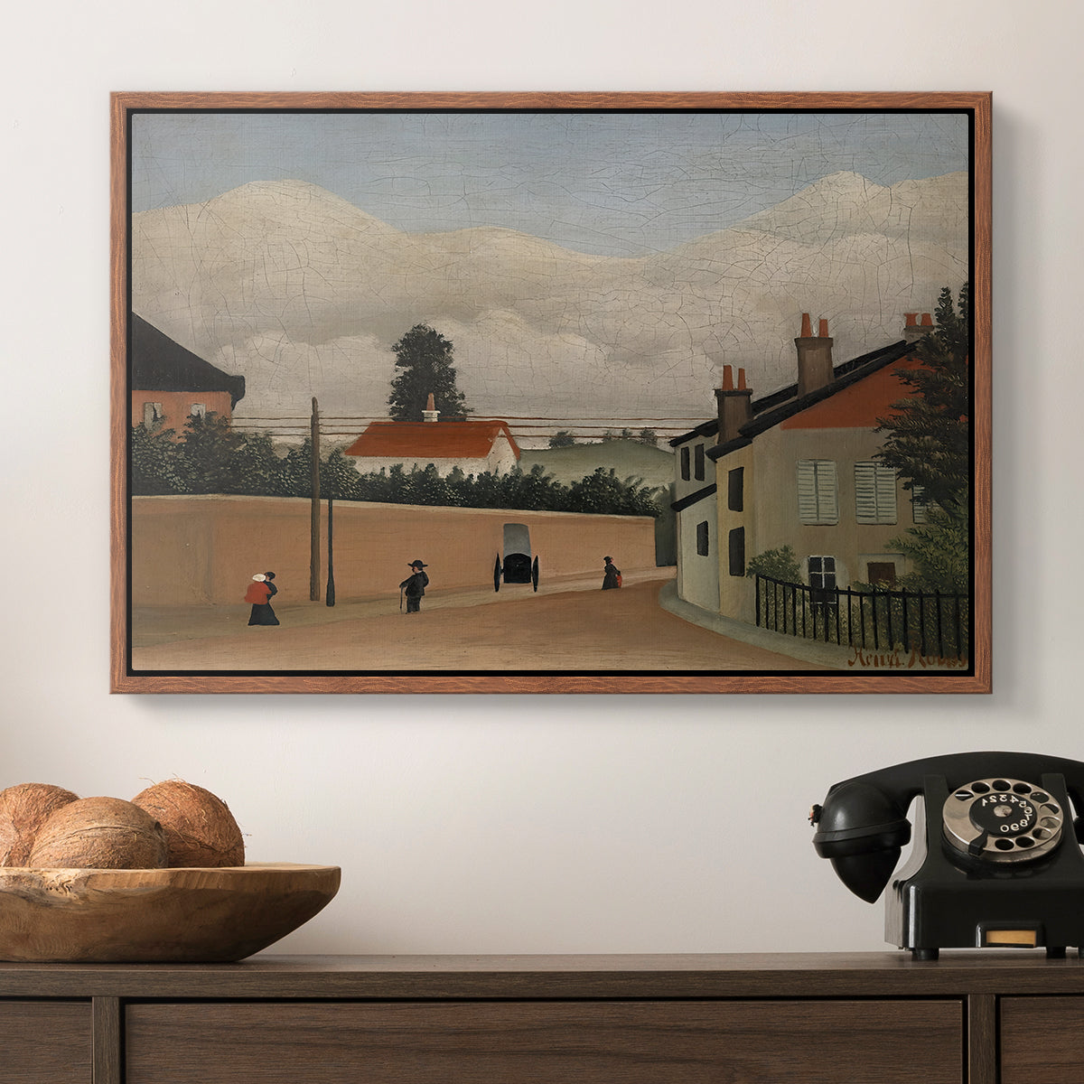 Outskirts of Paris, c. 1906-1910 - Floater Framed Canvas Print