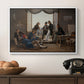 A Group of Danish Artists in Rome, 1837 - Floater Framed Canvas Print
