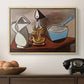 Jug, Candle, and Enamel Pan, 1950 - Floater Framed Canvas Print