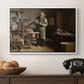 The Plate Printer, 1875 - Floater Framed Canvas Print