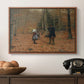 The Woodman and his Children, 1886 - Floater Framed Canvas Print