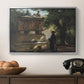A Catholic Priest in Front of a Sarcophagus, c. 1857 - Floater Framed Canvas Print