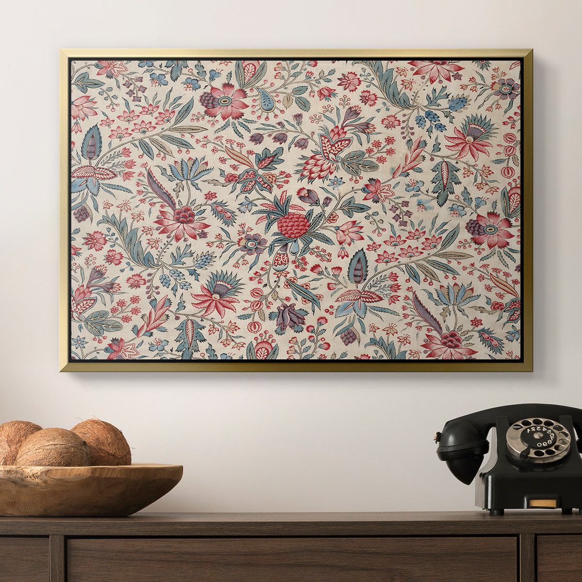 Anaras - Cream, c. 1775-1800 - Floater Framed Canvas Print