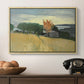 Fields of Wheat in Cagnes, 1918 - Floater Framed Canvas Print