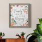 Spring Bird Blessing - Barnwood Framed Canvas Print