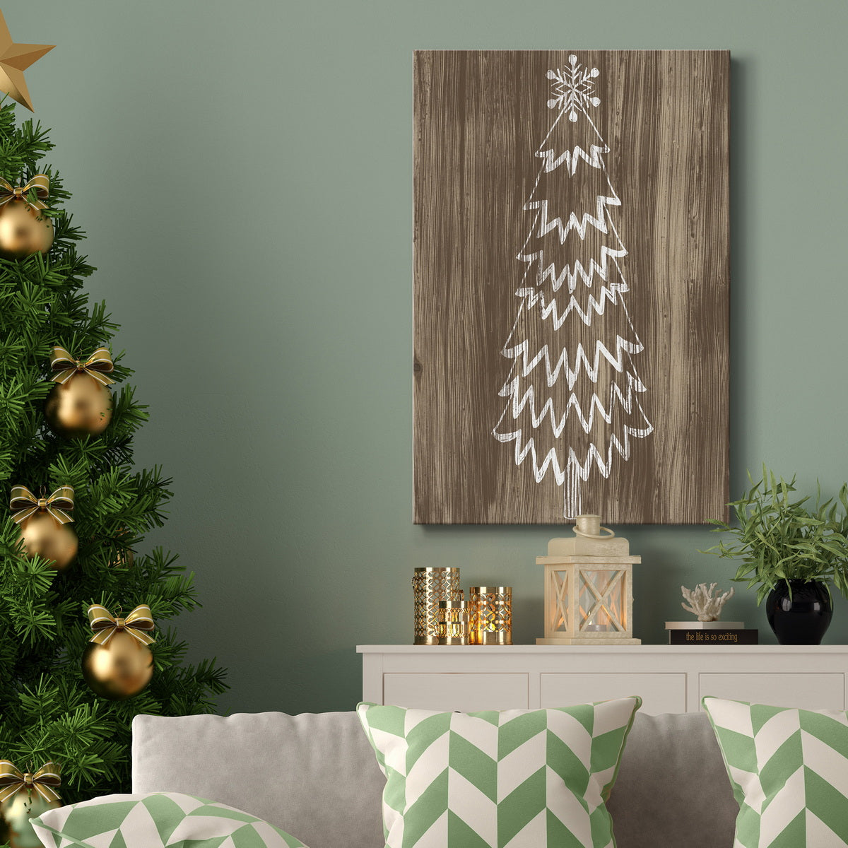 Barnwood Wonderland VIII Premium Gallery Wrapped Canvas - Ready to Hang