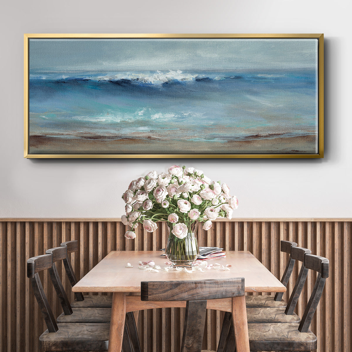 Northeast Wind - Floater Framed Canvas Print