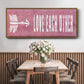 Love Each Other - Floater Framed Canvas Print