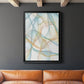 Curves and Waves III - Modern Framed Canvas Print