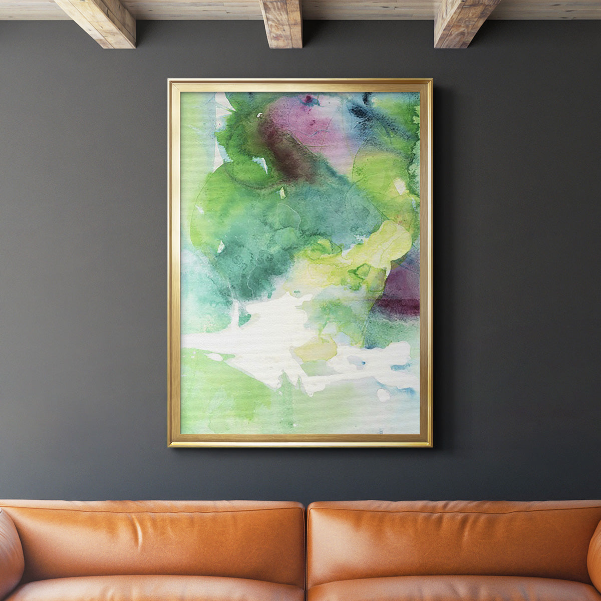 Rising Above IV - Modern Framed Canvas Print