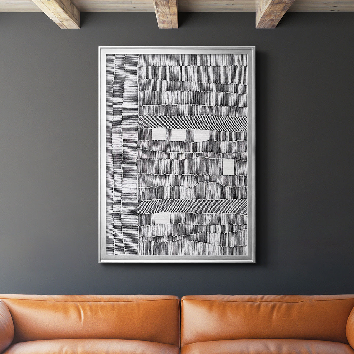Tedious I - Modern Framed Canvas Print