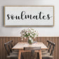 Soulmates - Floater Framed Canvas Print