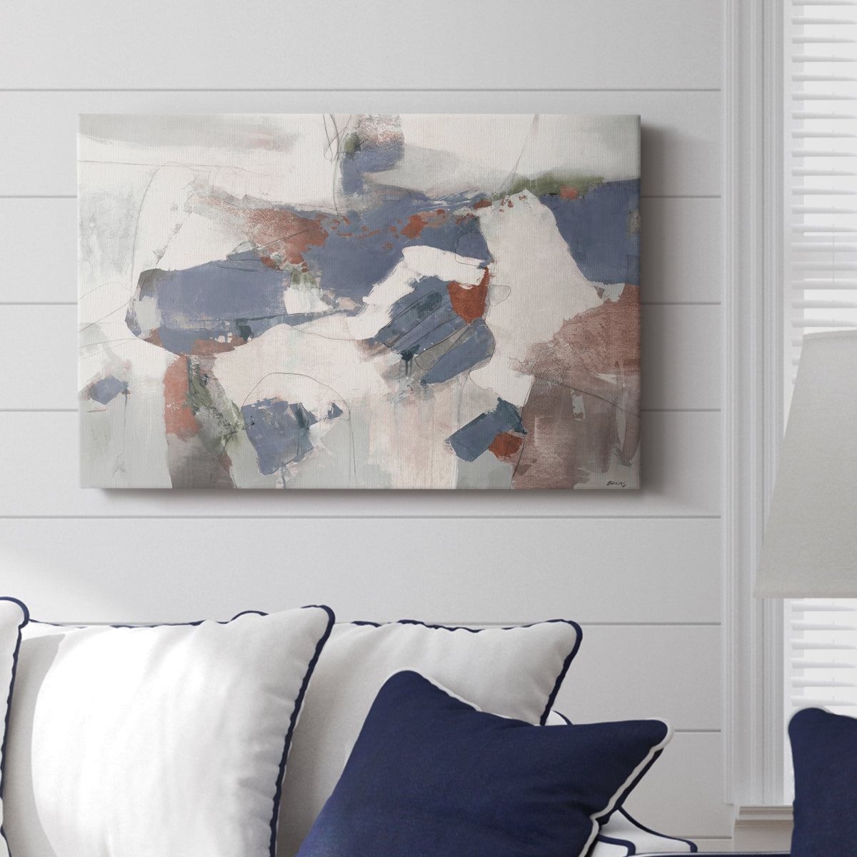 Coral Abstract - Canvas Art Print