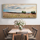 Tuscan Wildflowers - Floater Framed Canvas Print