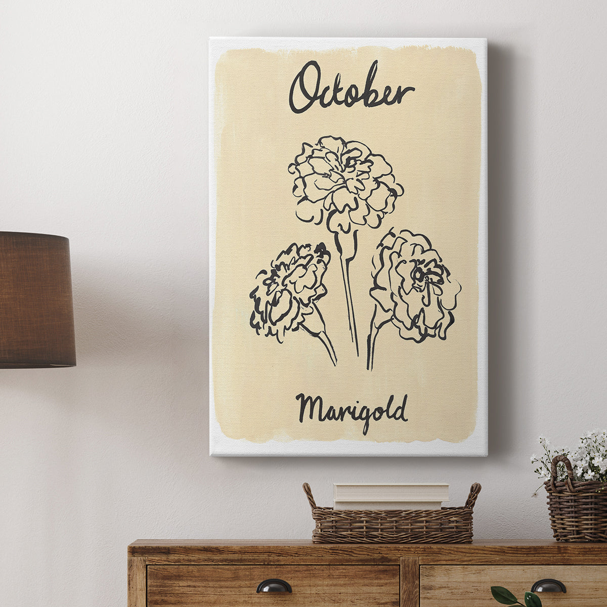 Birth Month X - Canvas Art Print