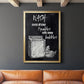 Wash Away Your Troubles - Modern Framed Canvas Print