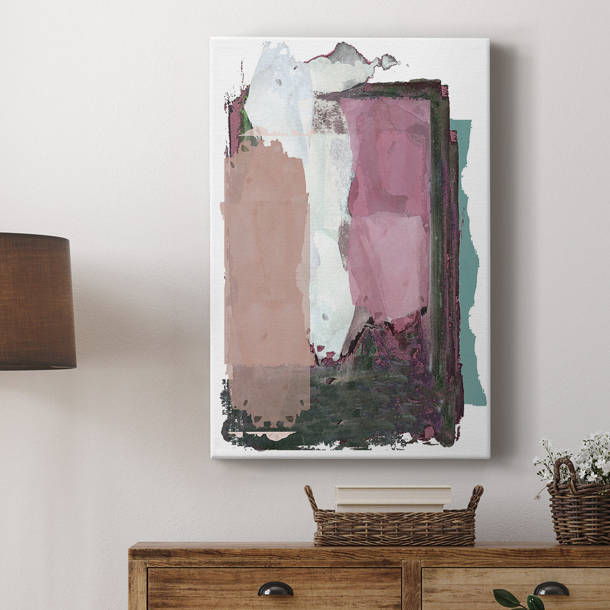 Brights Soft Wash II - Canvas Art Print