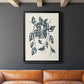 Growing Leaves V - Modern Framed Canvas Print