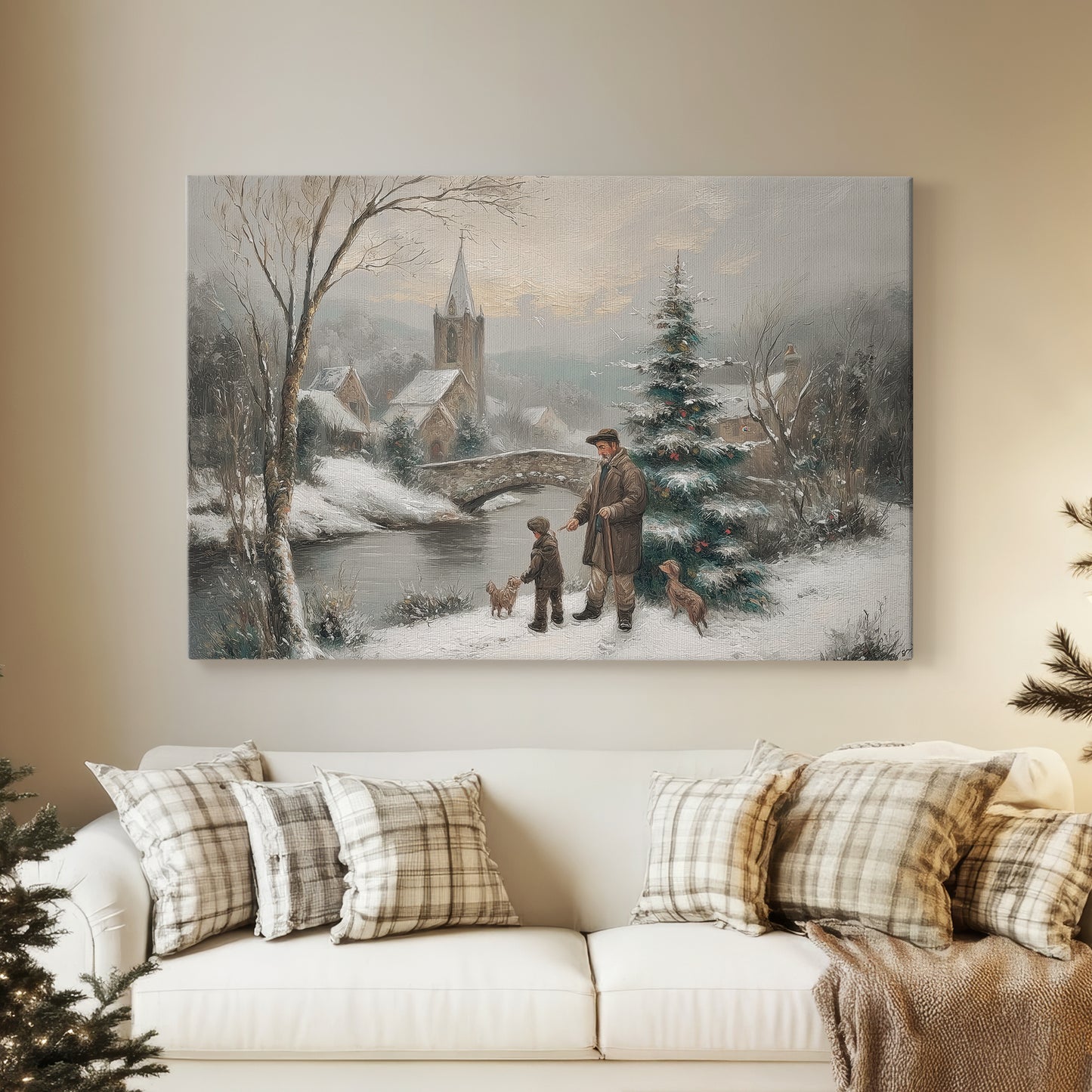 Mistletoe of Quiet Promise - Canvas Art Print
