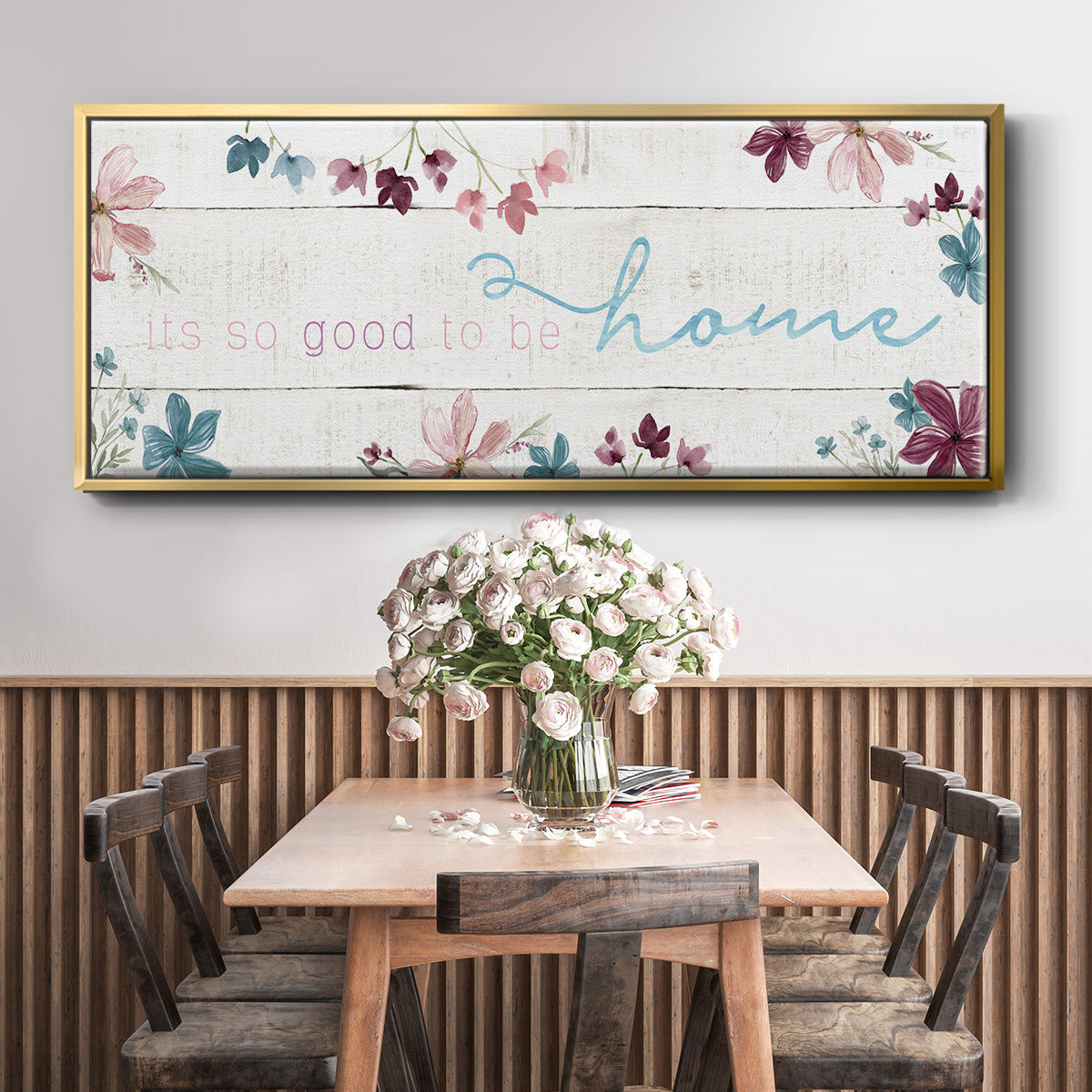 Good To Be Home - Floater Framed Canvas Print