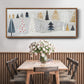 Christmas Chalet Collection D - Floater Framed Canvas Print