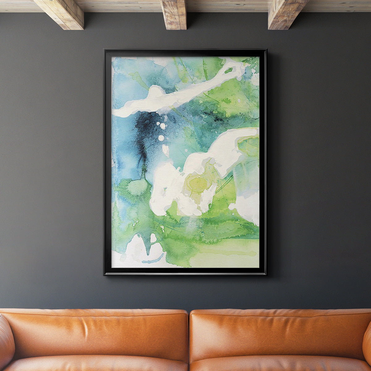 Rising Above I - Modern Framed Canvas Print