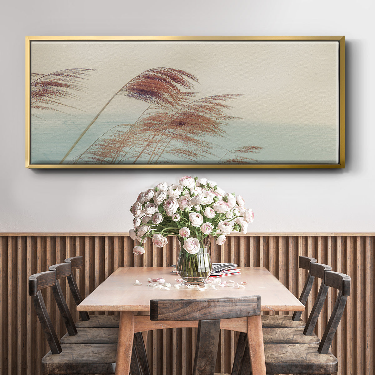 Windy I - Floater Framed Canvas Print