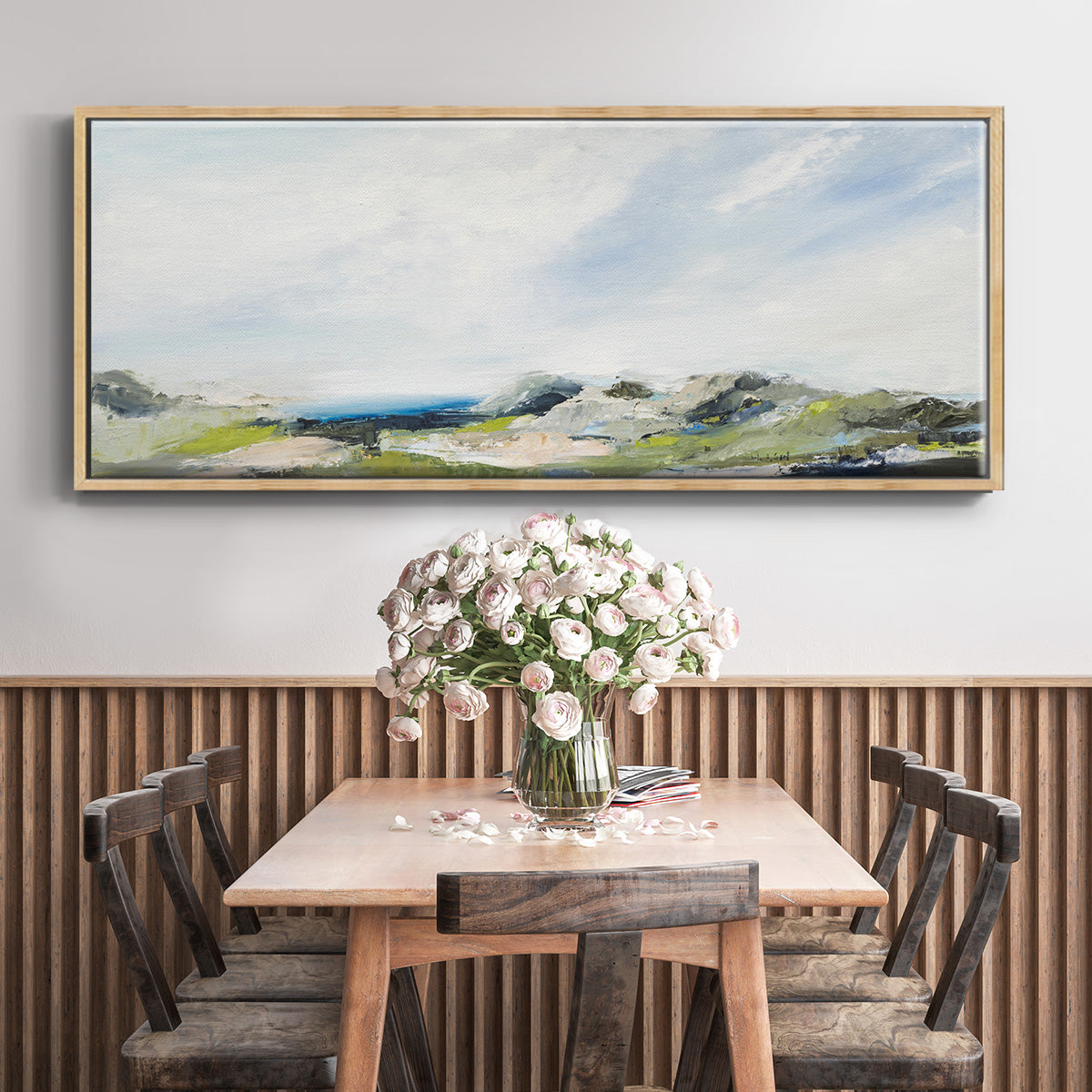 The Earth Sings - Floater Framed Canvas Print