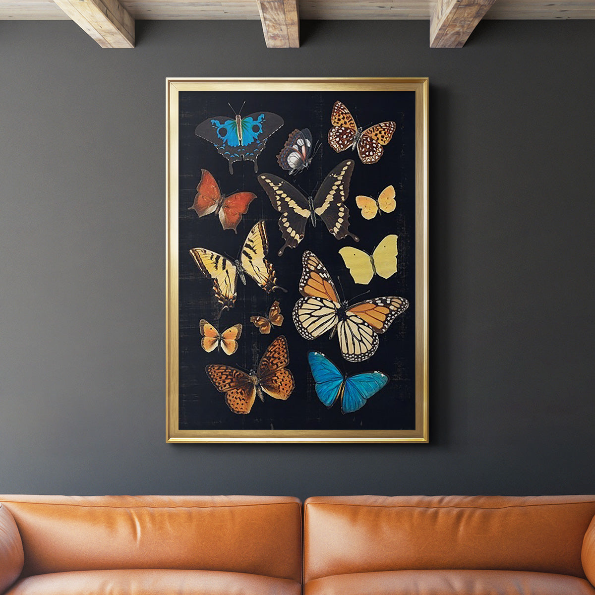 Collected Flutter IV - Modern Framed Canvas Print