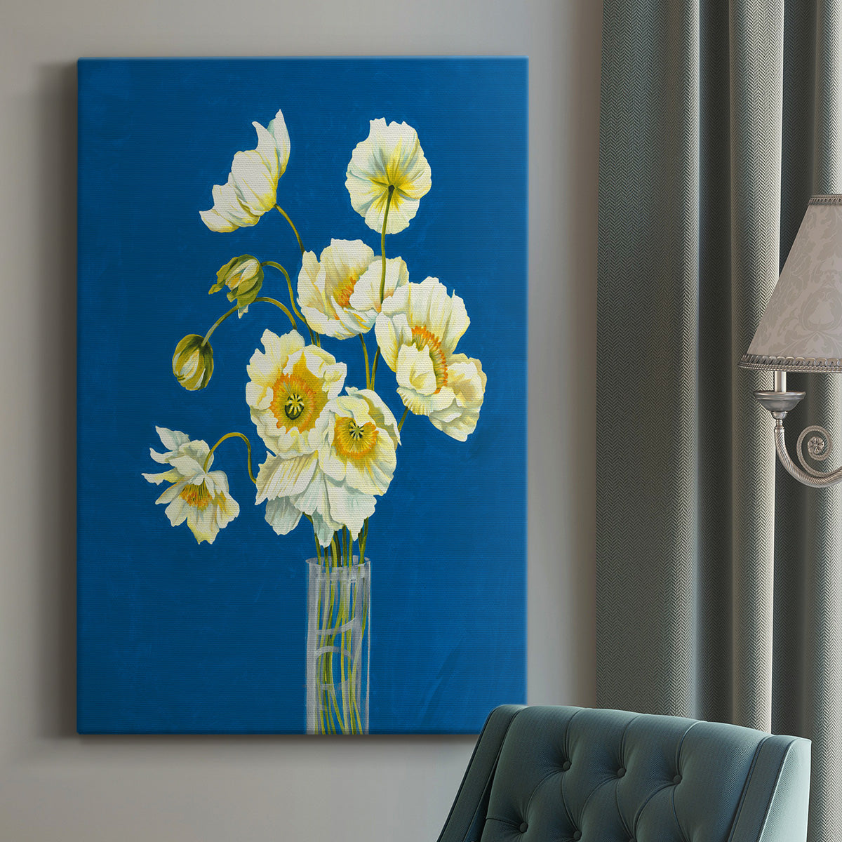 Ice Poppies - Canvas Art Print