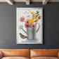 Watering Can Bouquet I - Modern Framed Canvas Print