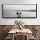 Black & White Water Panel XII - Floater Framed Canvas Print