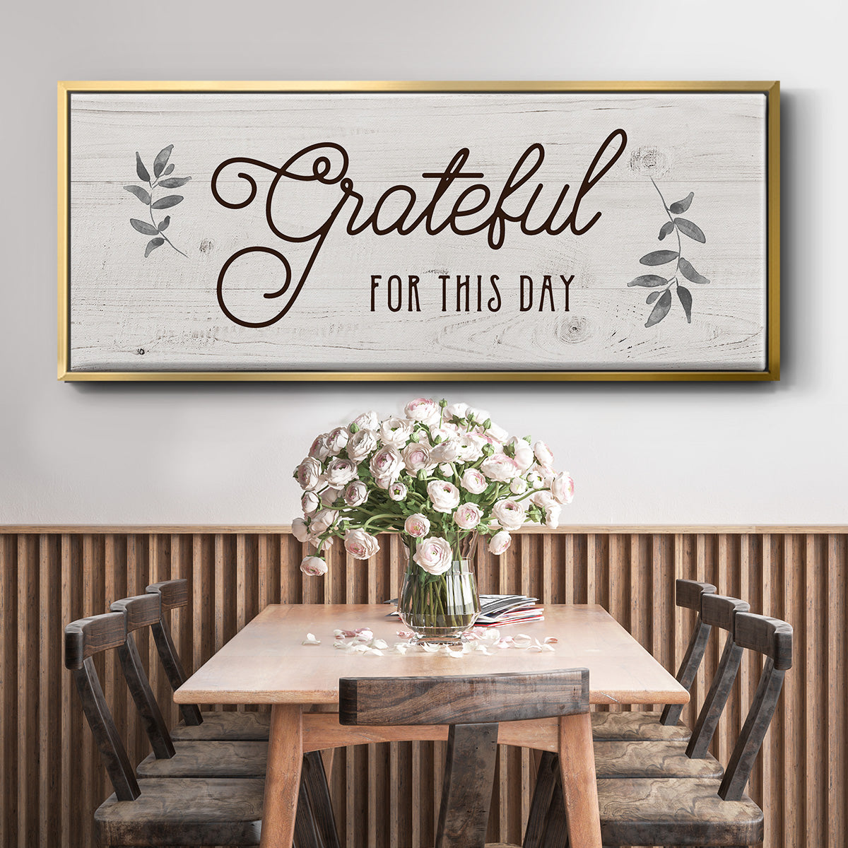 For this Day - Floater Framed Canvas Print