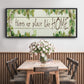 No Place Like Home - Floater Framed Canvas Print
