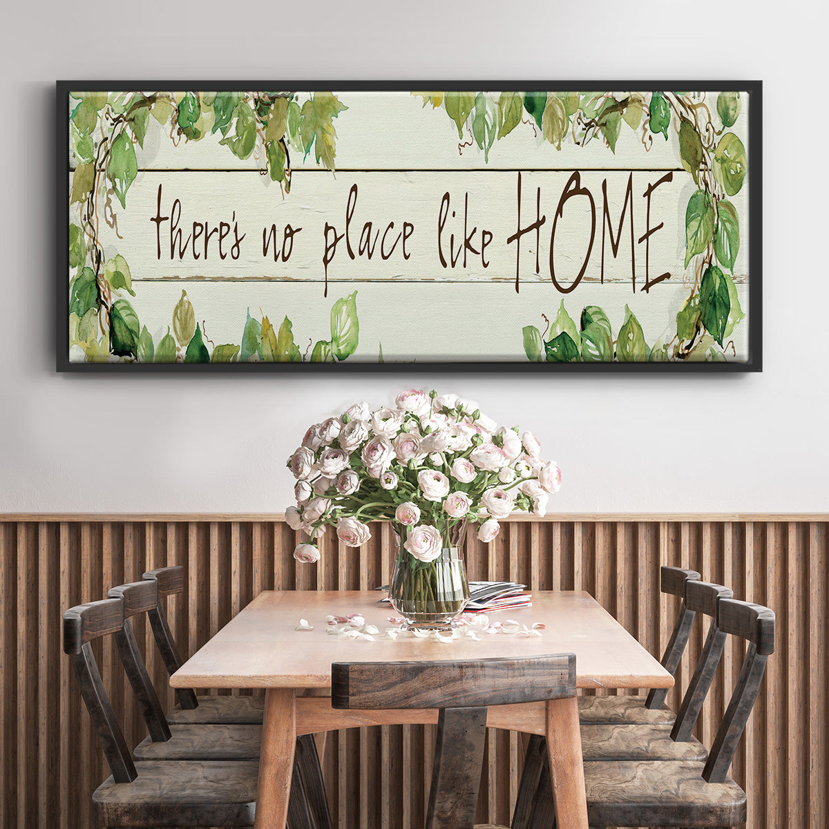 No Place Like Home - Floater Framed Canvas Print