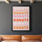 Donuts - Modern Framed Canvas Print